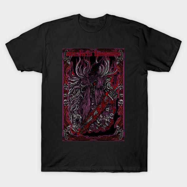 Abyssal Knight Gael T-Shirt by Pages Ov Gore